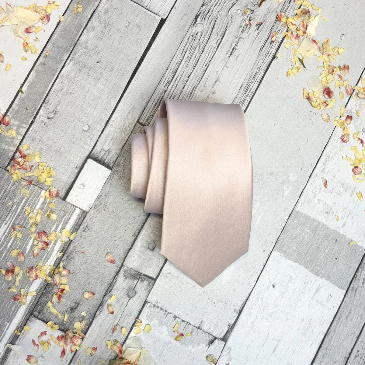 Blush Pink Wedding Tie - Image 5