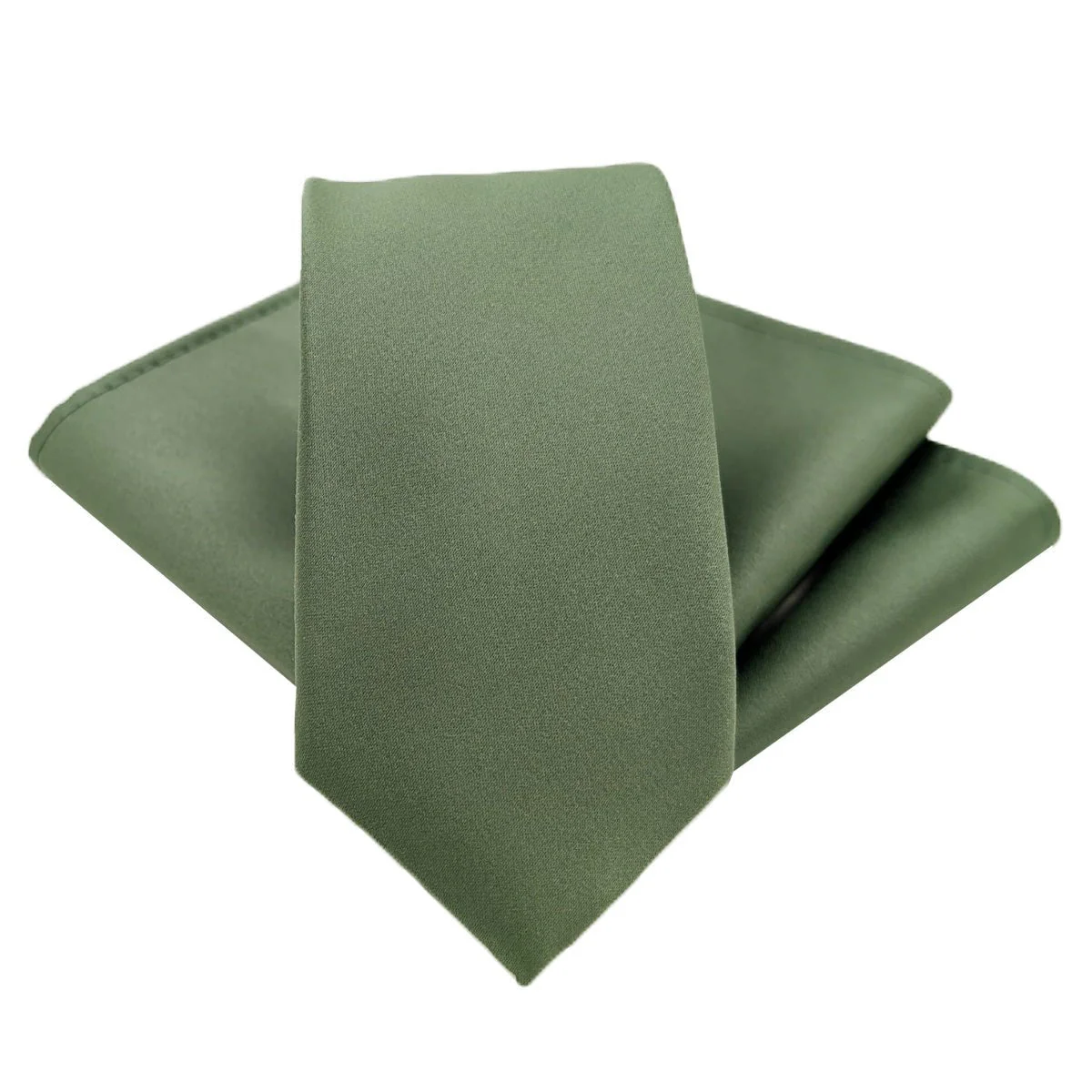 Dark Sage Pocket Square - Image 2