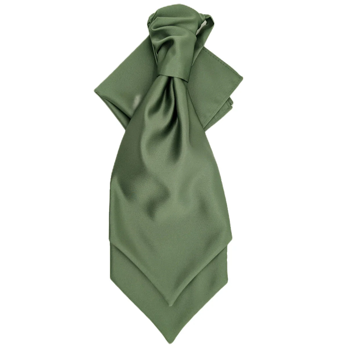 Dark Sage Wedding Cravat - Image 2