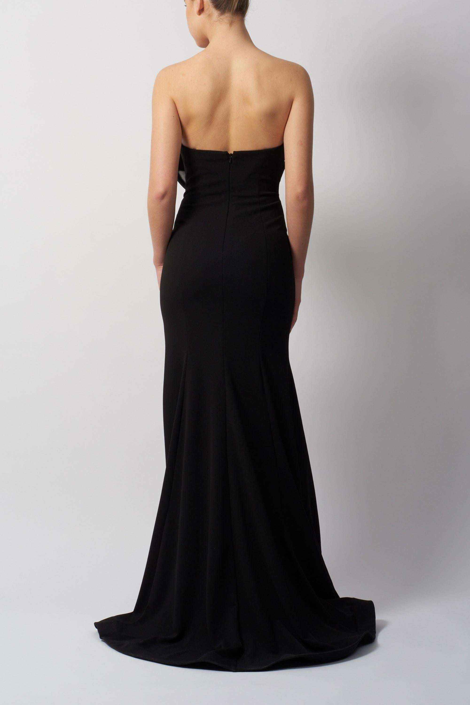 Mascara MC111441 The Bow Black Jersey Dress - Image 2