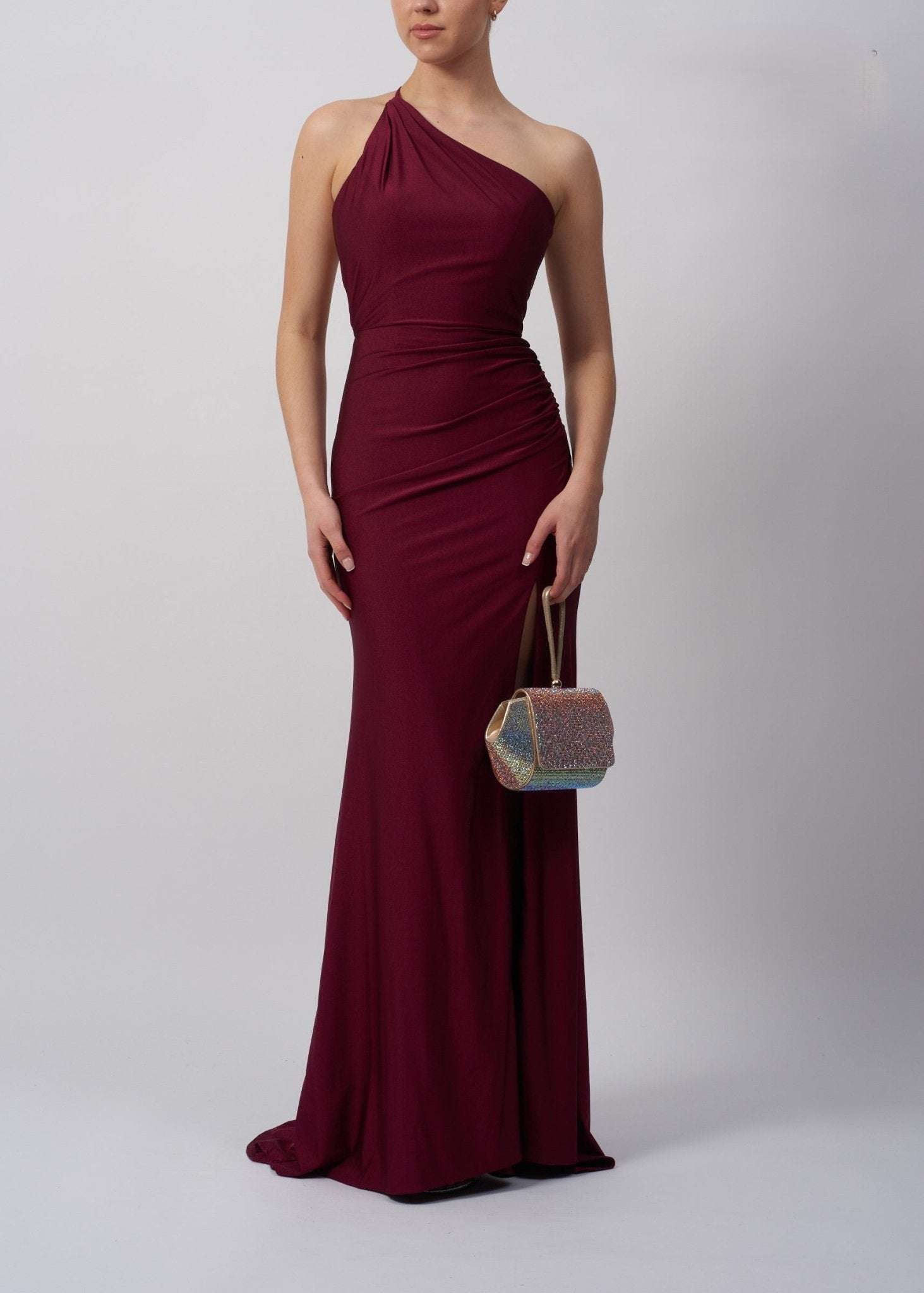 Mascara Navy Single Tie Back Dress MC12333 - Image 3