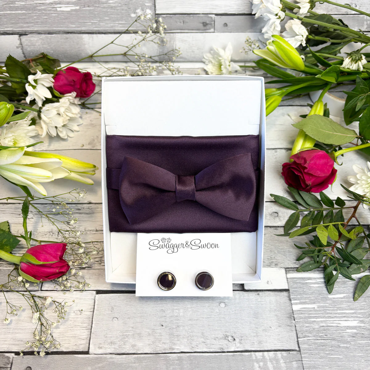Plum Bow Tie - Image 3