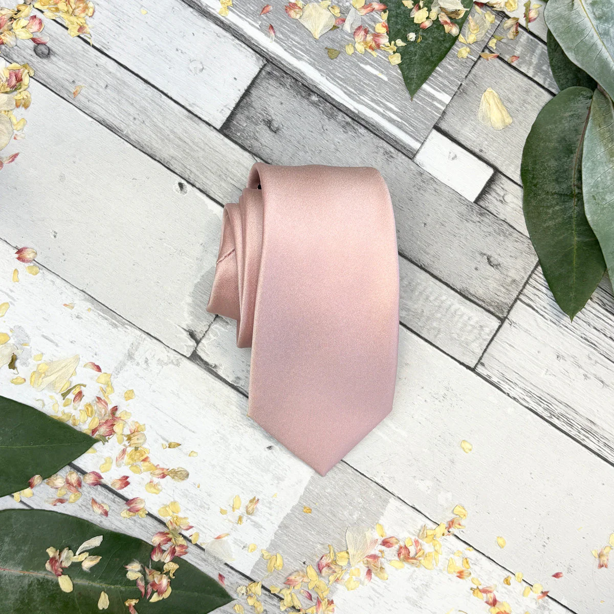 Rose Gold Wedding Tie - Image 9