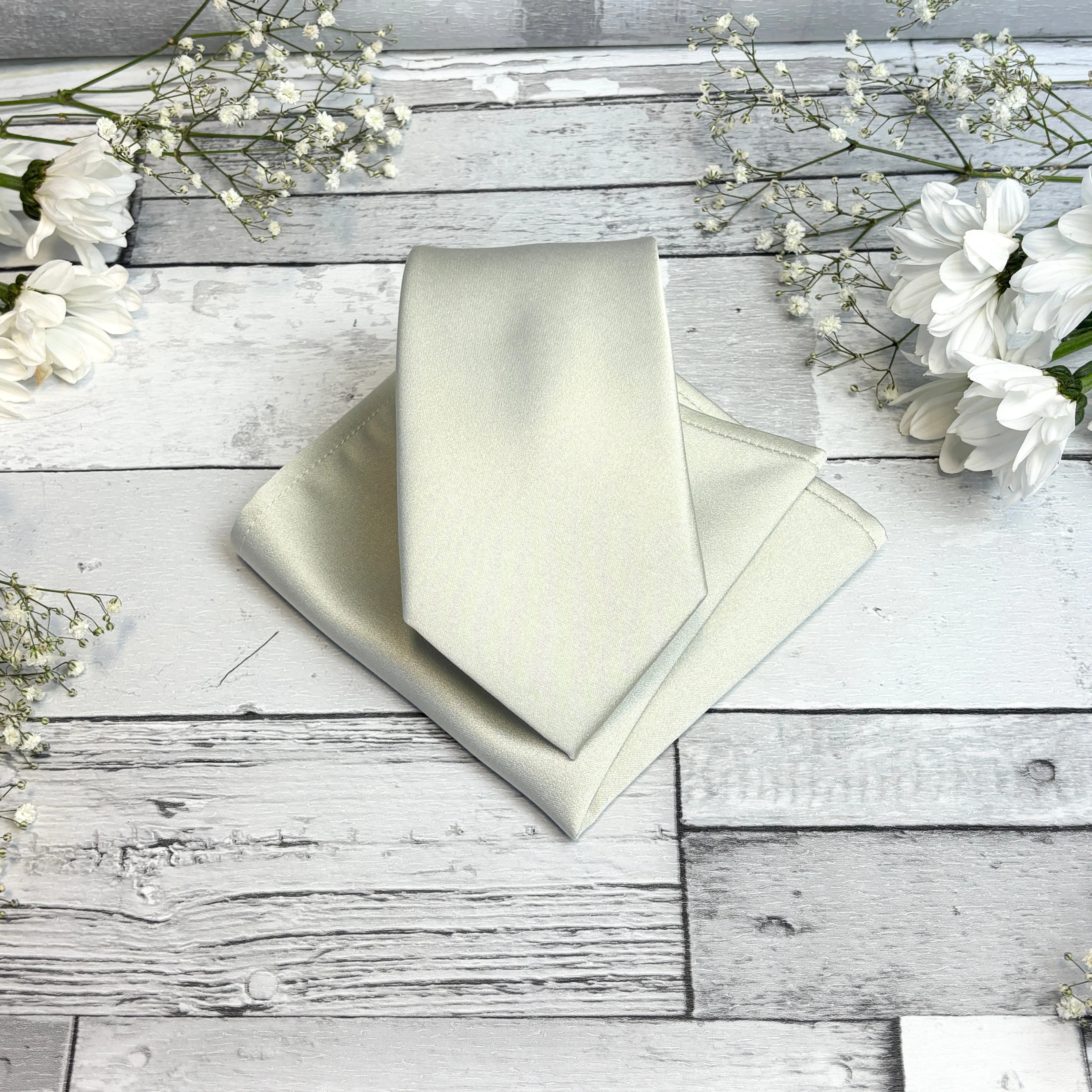 Silver Birch Pocket Square - Image 2